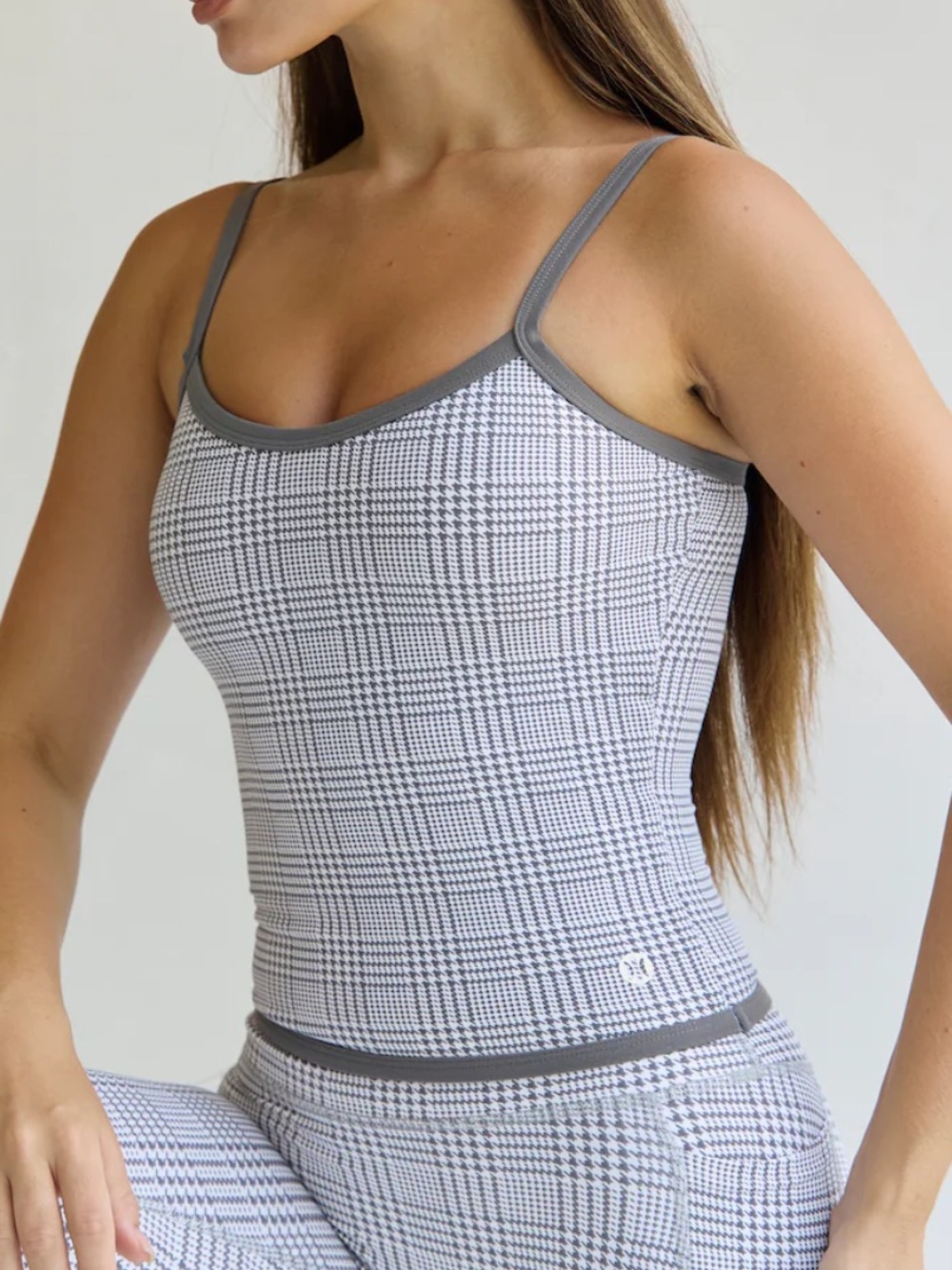 Astoria Airvíve Frame Sport Tank - Grey Plaid